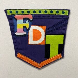 FDT Art collage patch colorful